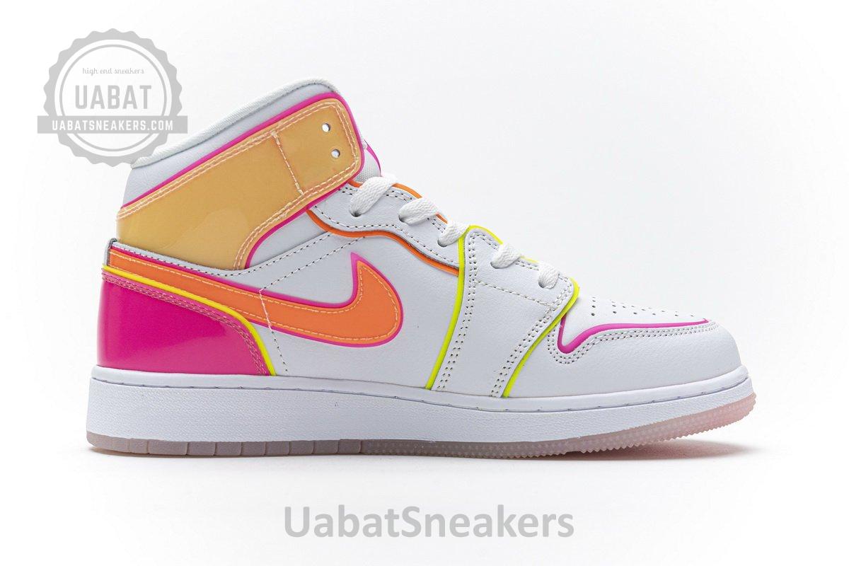 CV4611-100 Air Jordan 1 Mid GS “Edge Glow” - Image 10