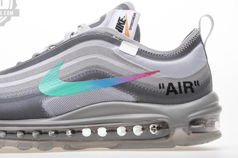 OFF WHITE X Nike Air Max 97 “Wolf Grey Menta” AJ4585-012 - Image 6