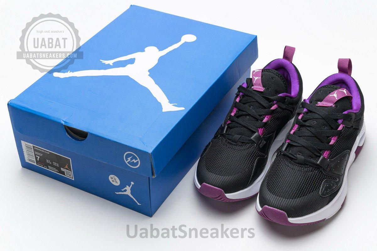 CV1761-015 Fragment Design x Jordan Delta SP Black Purple - Image 3