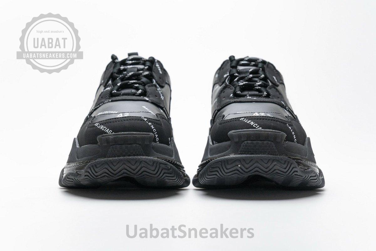 524039 W09E1 2021 Balenciaga Triple S Letter Black - Image 5