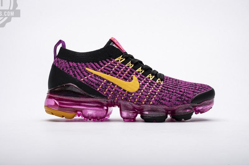 Nike Air VaporMax Flyknit 3.0 2019 Fuchsia Orange Black AJ6910-600 - Image 2