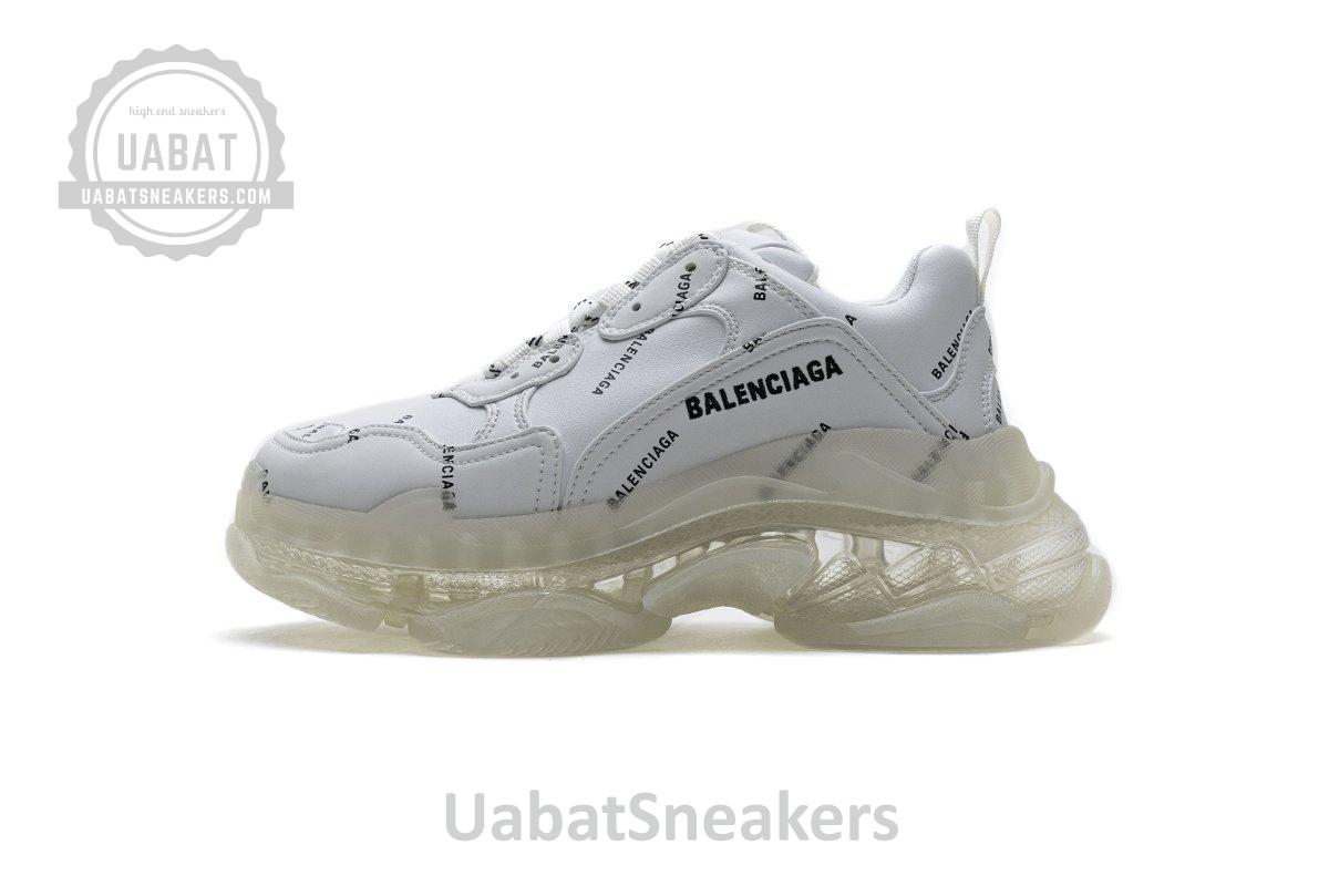 524039 W09E1 2021 Balenciaga Triple S Letter White