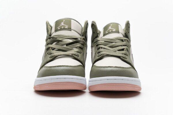 555112-225 Air Jordan 1 Mid GS Trooper Bleached Coral - Image 5