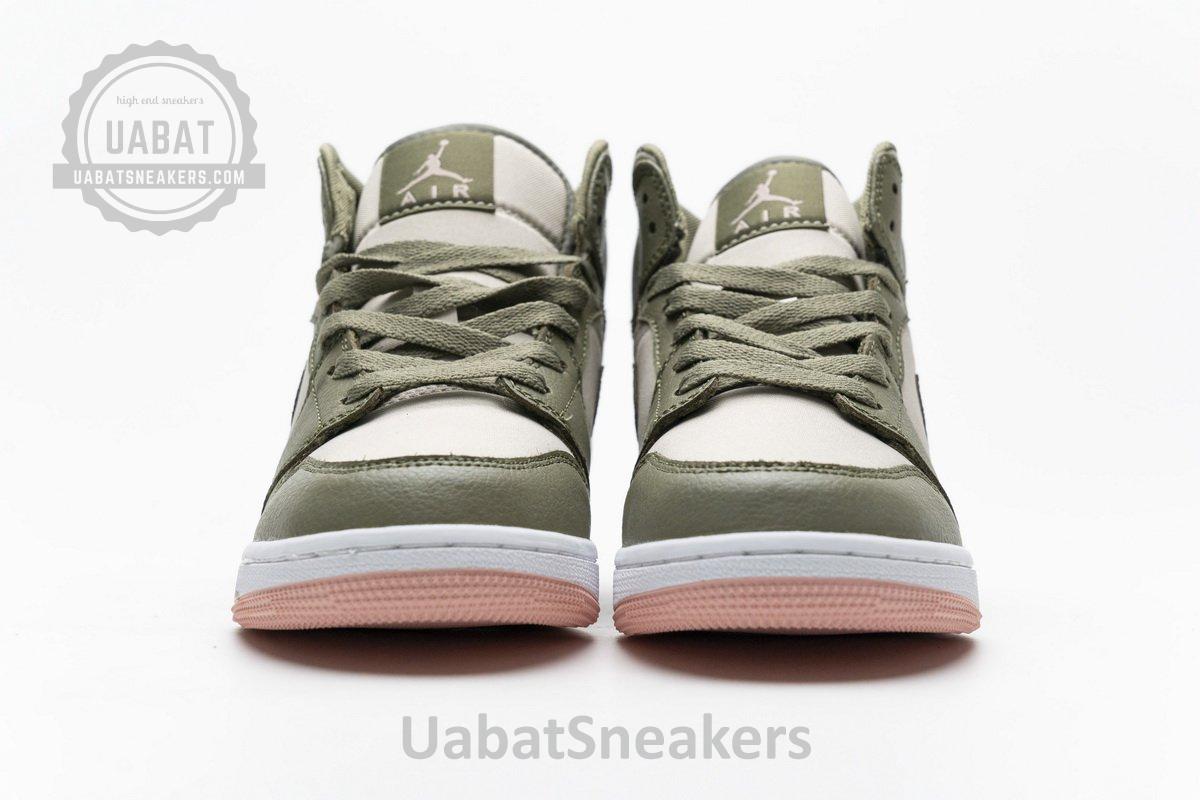 555112-225 Air Jordan 1 Mid GS Trooper Bleached Coral - Image 5
