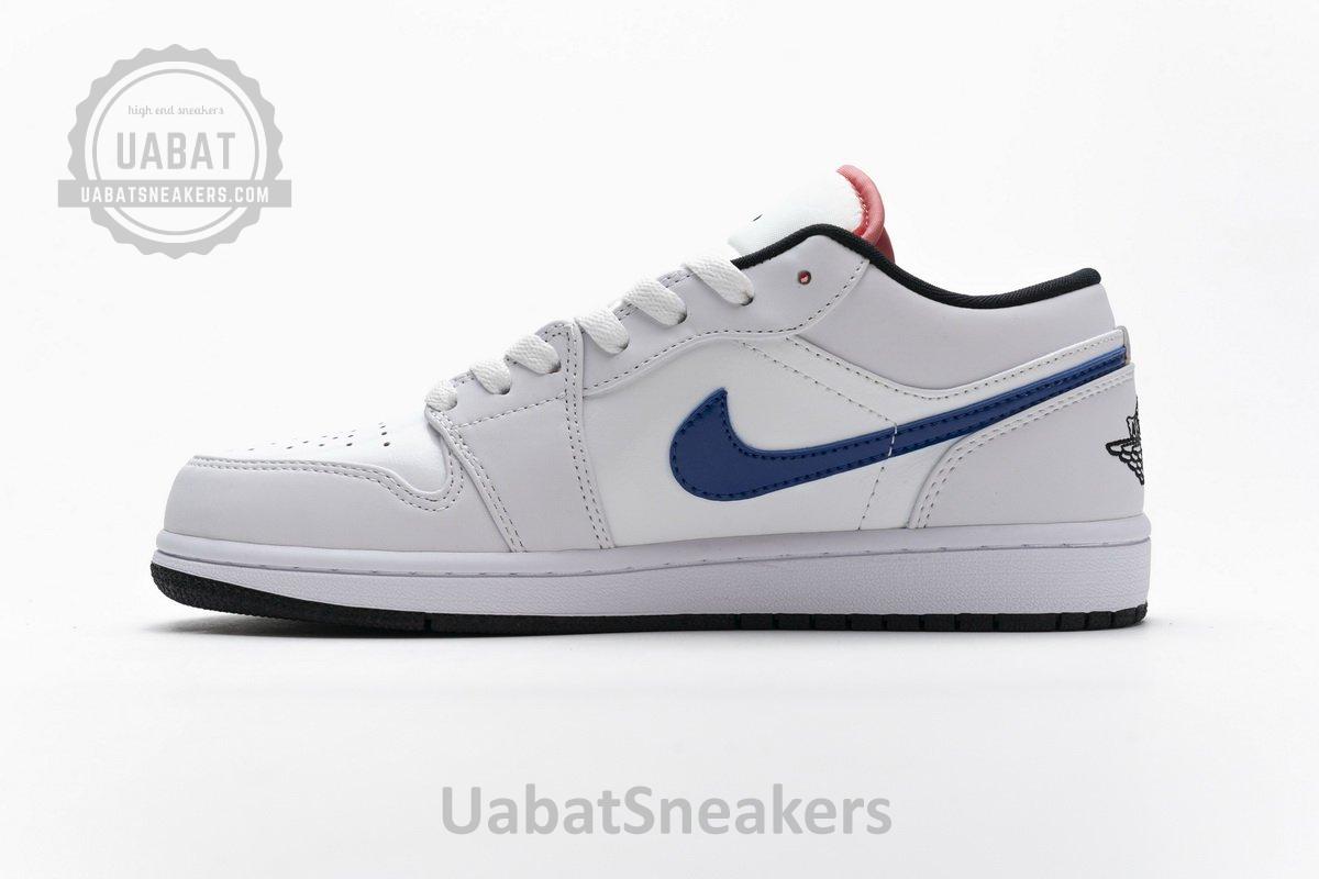 CW7009-100 Air Jordan 1 Low White Multi-Color - Image 9