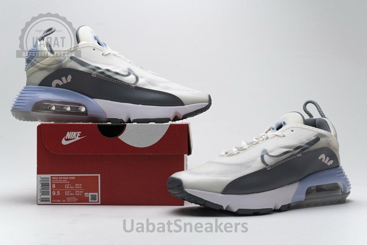 CT1290-101 Nike Air Max 2090 Sail Cool Grey - Image 2