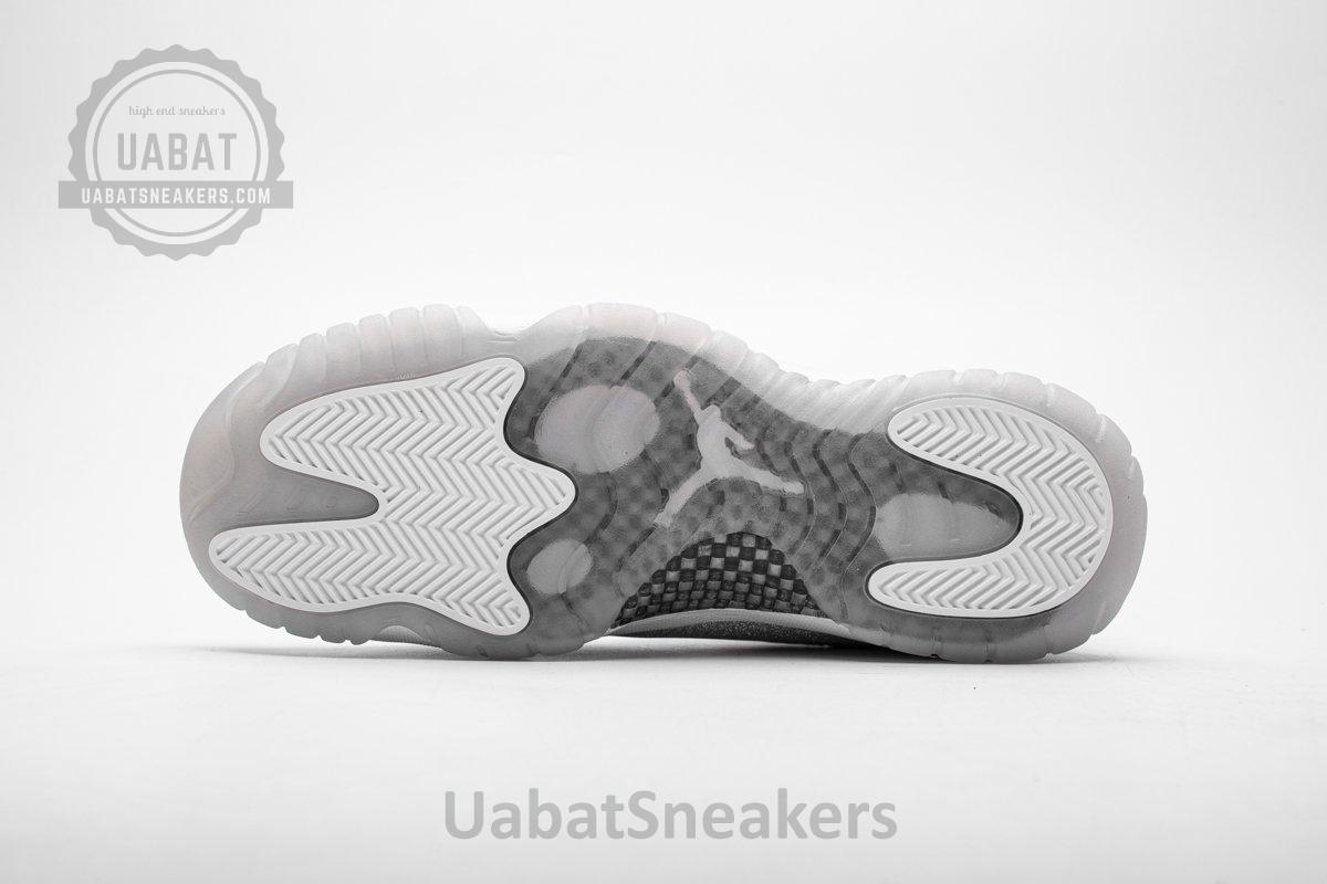 AR0715-100 WMNS Air Jordan 11 Retro White Metallic Silver - Image 6