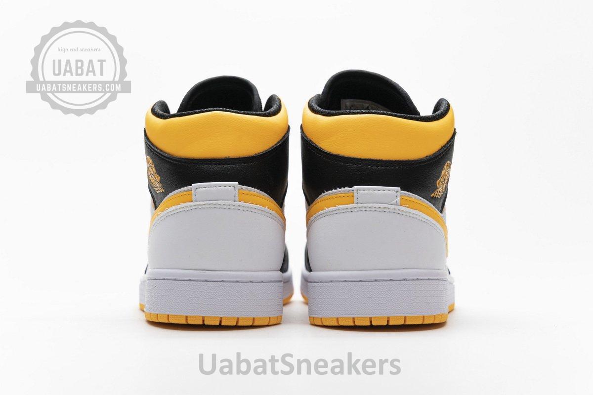 CV5276-107 Air Jordan 1 Mid SE Laser Orange Black - Image 7