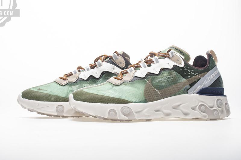 Nike React Element 87 “Brown green” AQ1090-002 - Image 6
