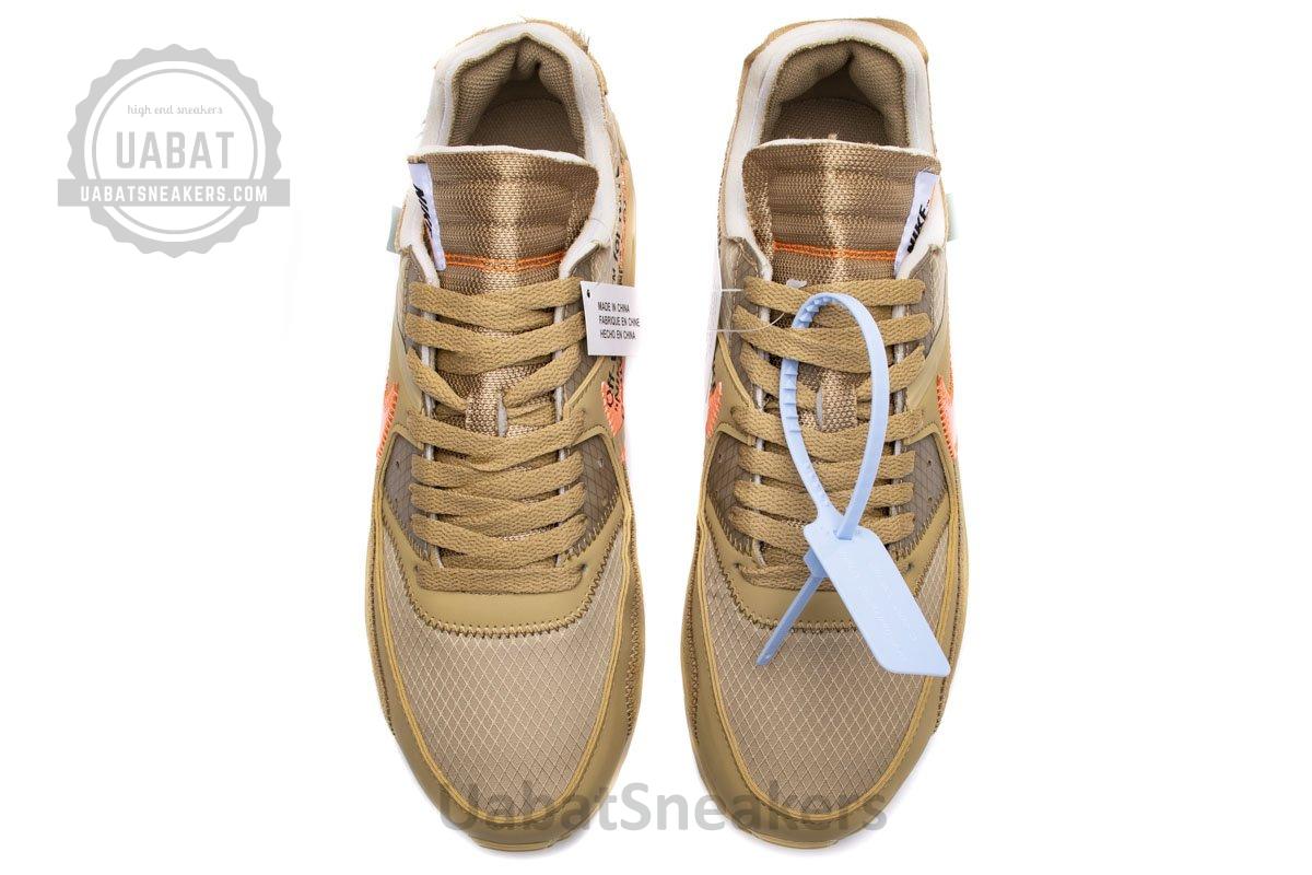 AA7293-200 Off-White x Nike Air Max 90 “Desert Ore” - Image 7