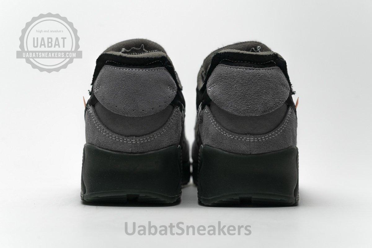 OFF-White x Nike Air Max 90 Grey - Image 11