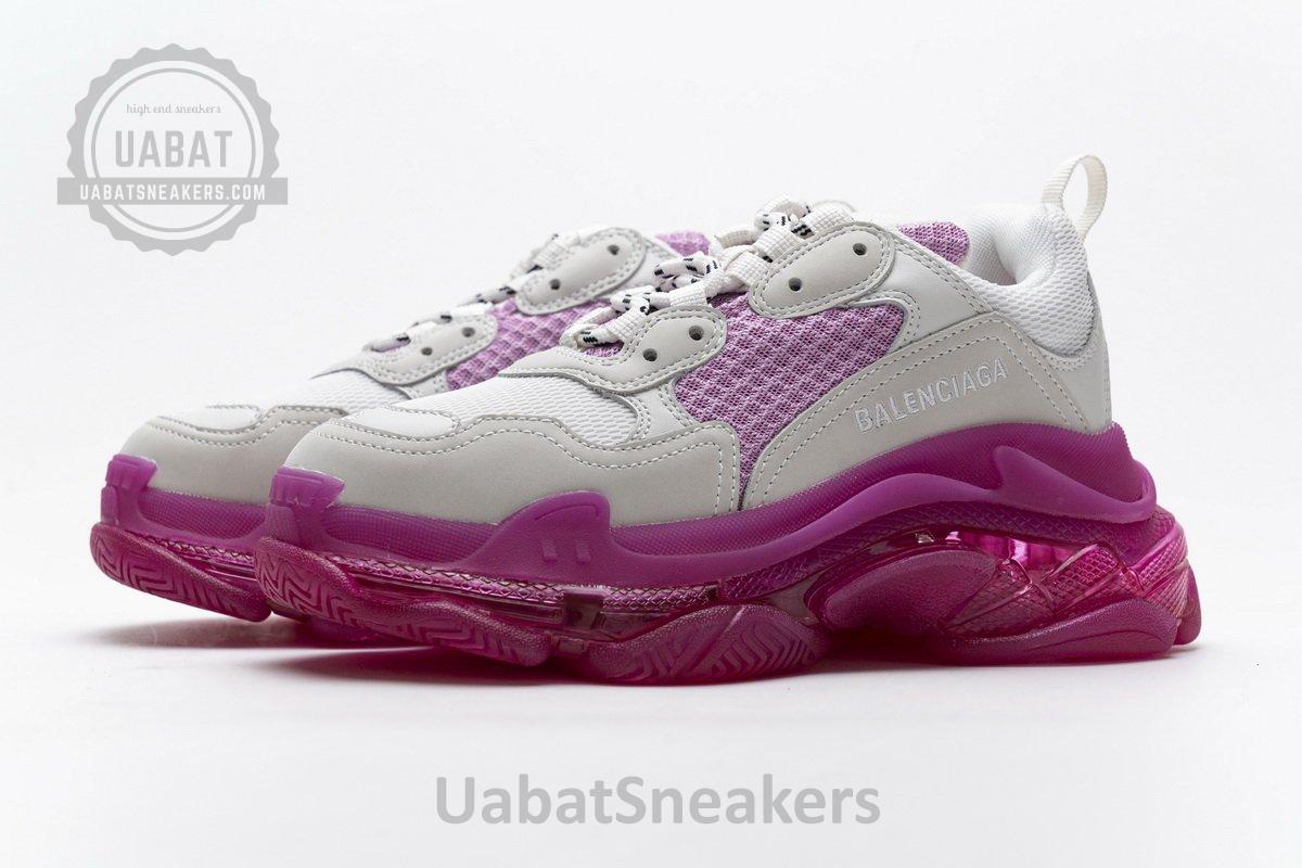 544351 W09O1 2281 Balenciaga Triple S White Pink - Image 7
