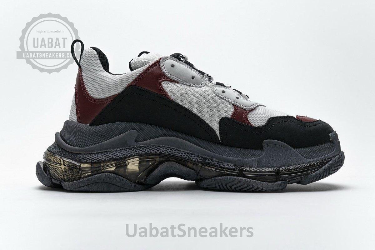 541624 W09O1 2268 Balenciaga Triple S Black Brown Red - Image 10