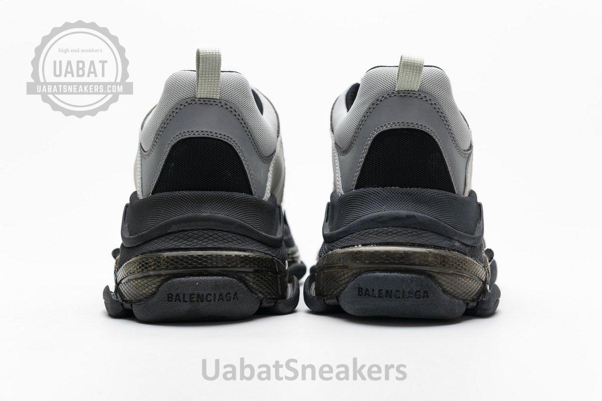 541624 W09E1 7320 Balenciaga Triple S Black Silver2 - Image 7