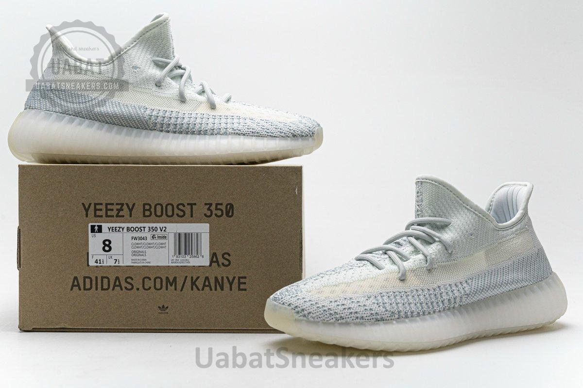 FW3043 adidas Yeezy Boost 350 V2 Cloud White - Image 3