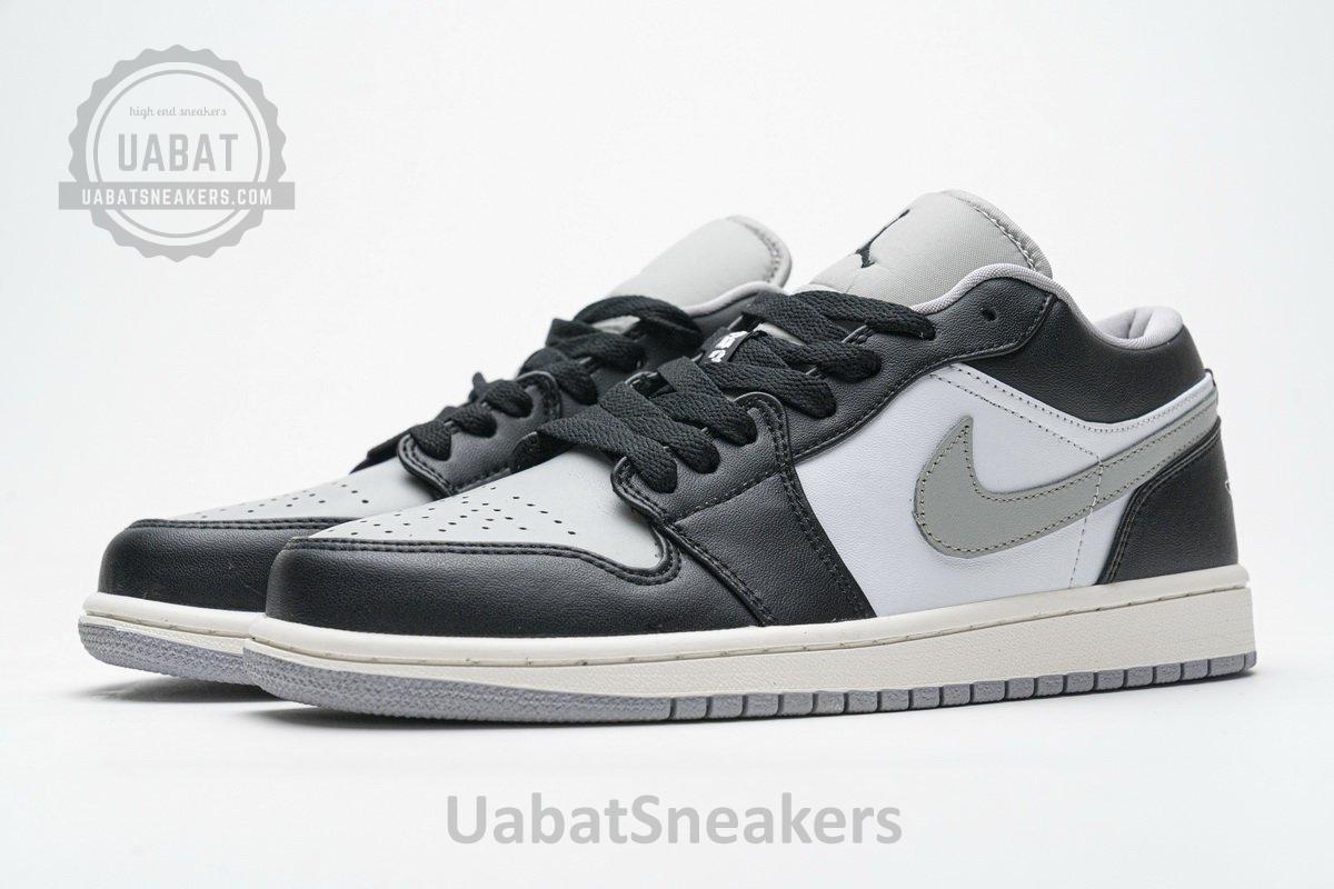 553558-039 Air Jordan 1 Low Light Smoke Grey - Image 6
