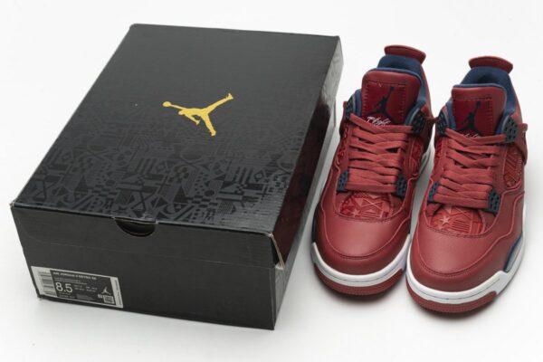 CI1184-617 Air Jordan 4 Retro FIBA Gym Red - Image 3