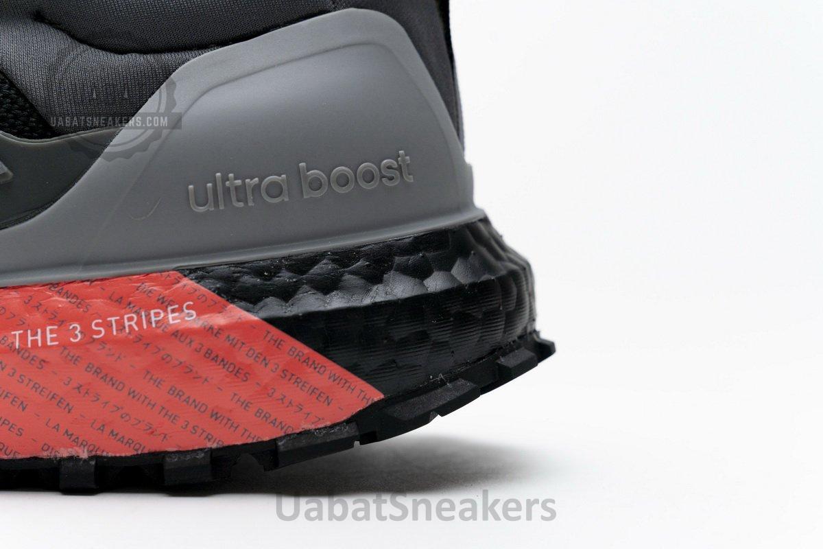 EG8098 adidas Ultra Boost All Terrain Black Grey Red - Image 3