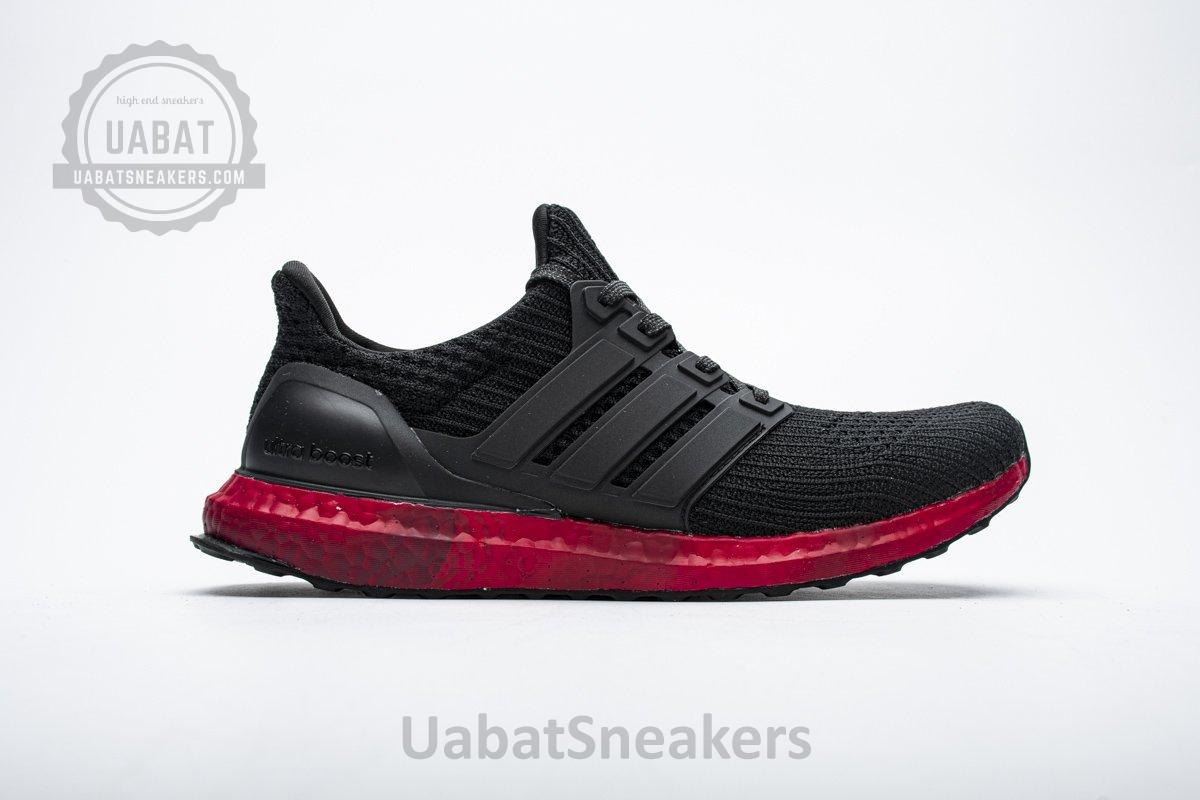 Ultra Boost 4.0 “Core Black/Solar Red”FV7282 - Image 2