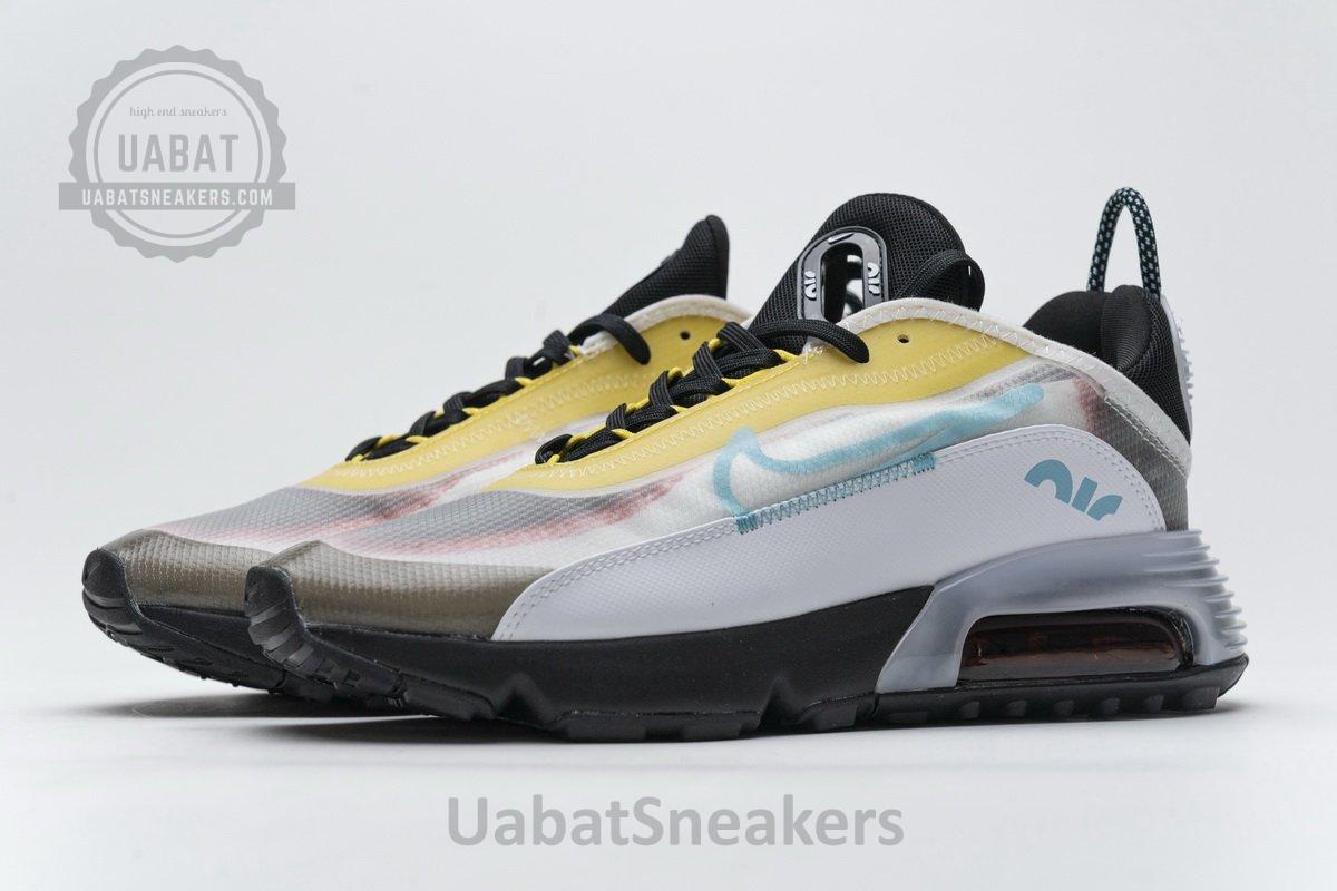 CT1091-100 Nike Air Max 2090 Speed Yellow Aqua - Image 6