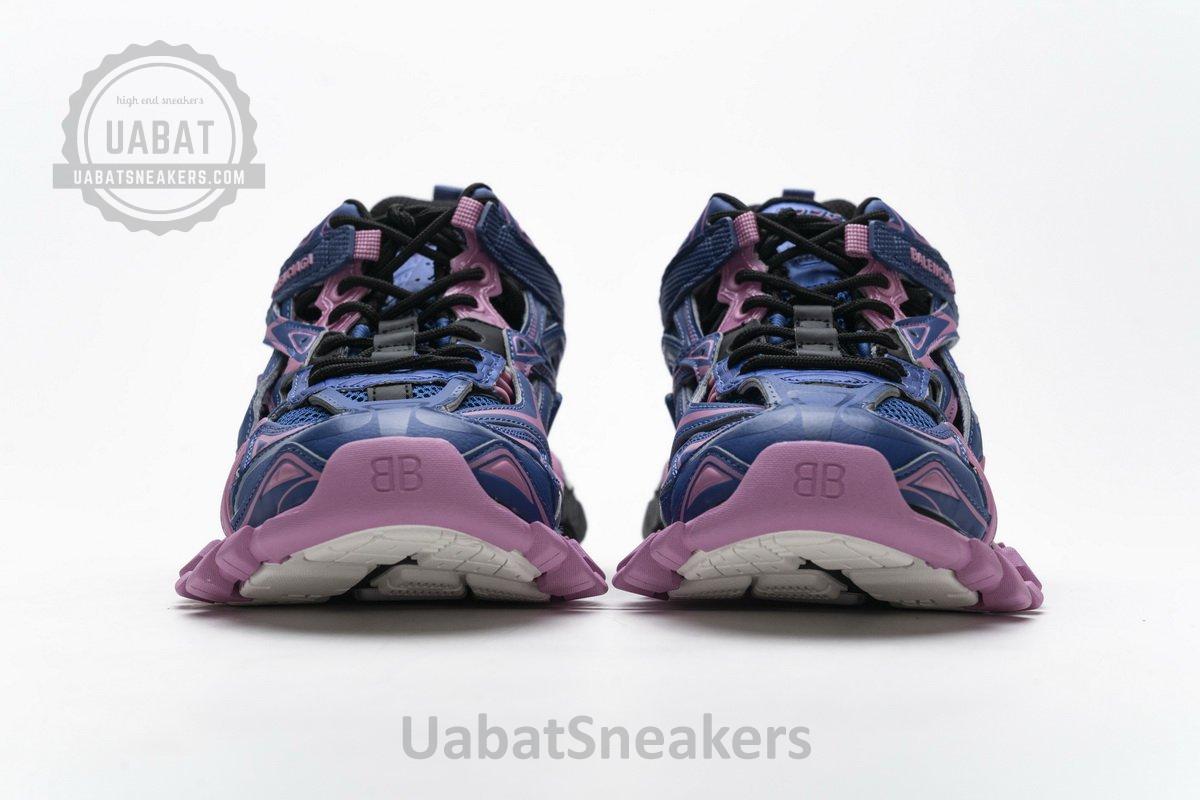570391 W2GN3 4050 Blenciaga Track 2 Sneaker Blue Pink - Image 5