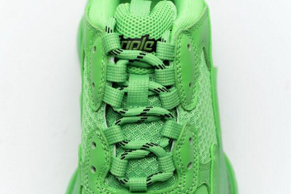 544351 W09OL 3801 Balenciaga Triple S Fluo Green - Image 8