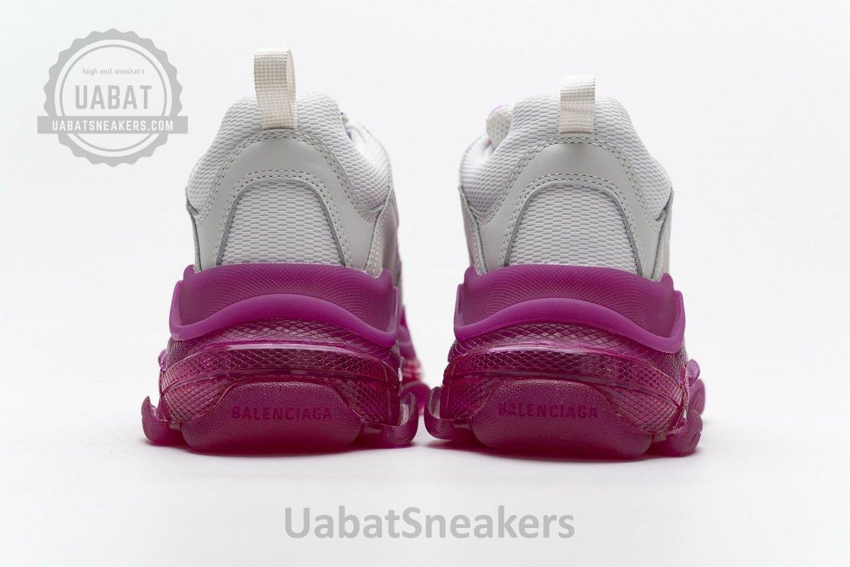 544351 W09O1 2281 Balenciaga Triple S White Pink - Image 8
