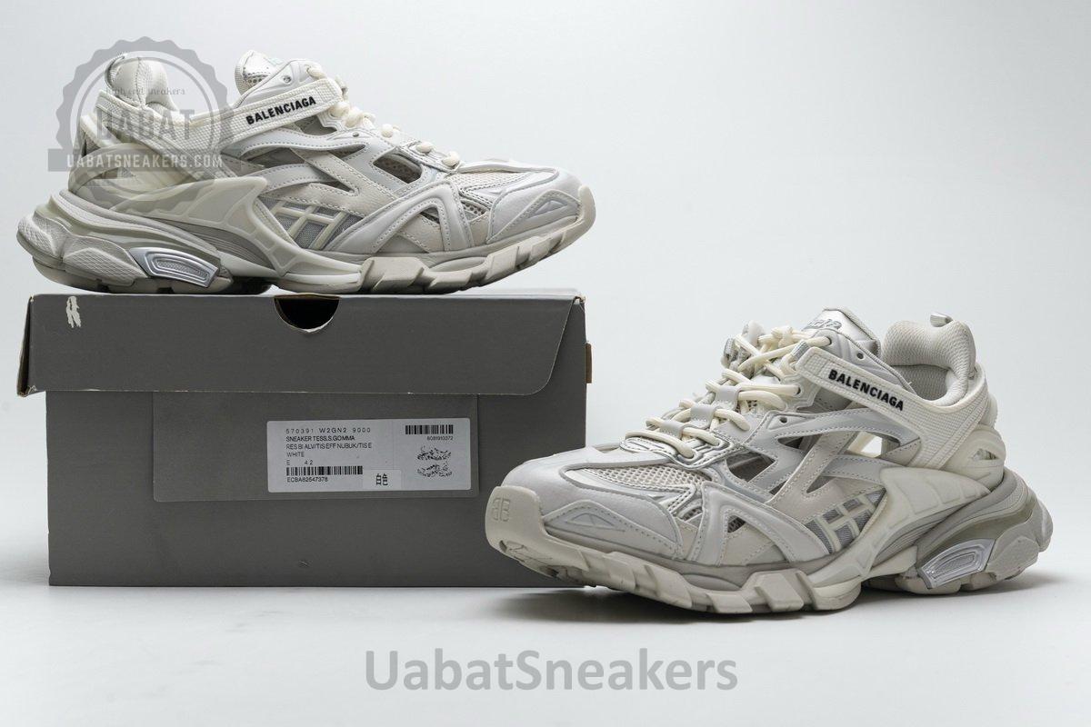 570391 W2GN2 9000 Blenciaga Track 2 Sneaker White - Image 2