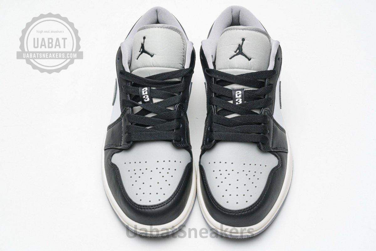 553558-039 Air Jordan 1 Low Light Smoke Grey - Image 4