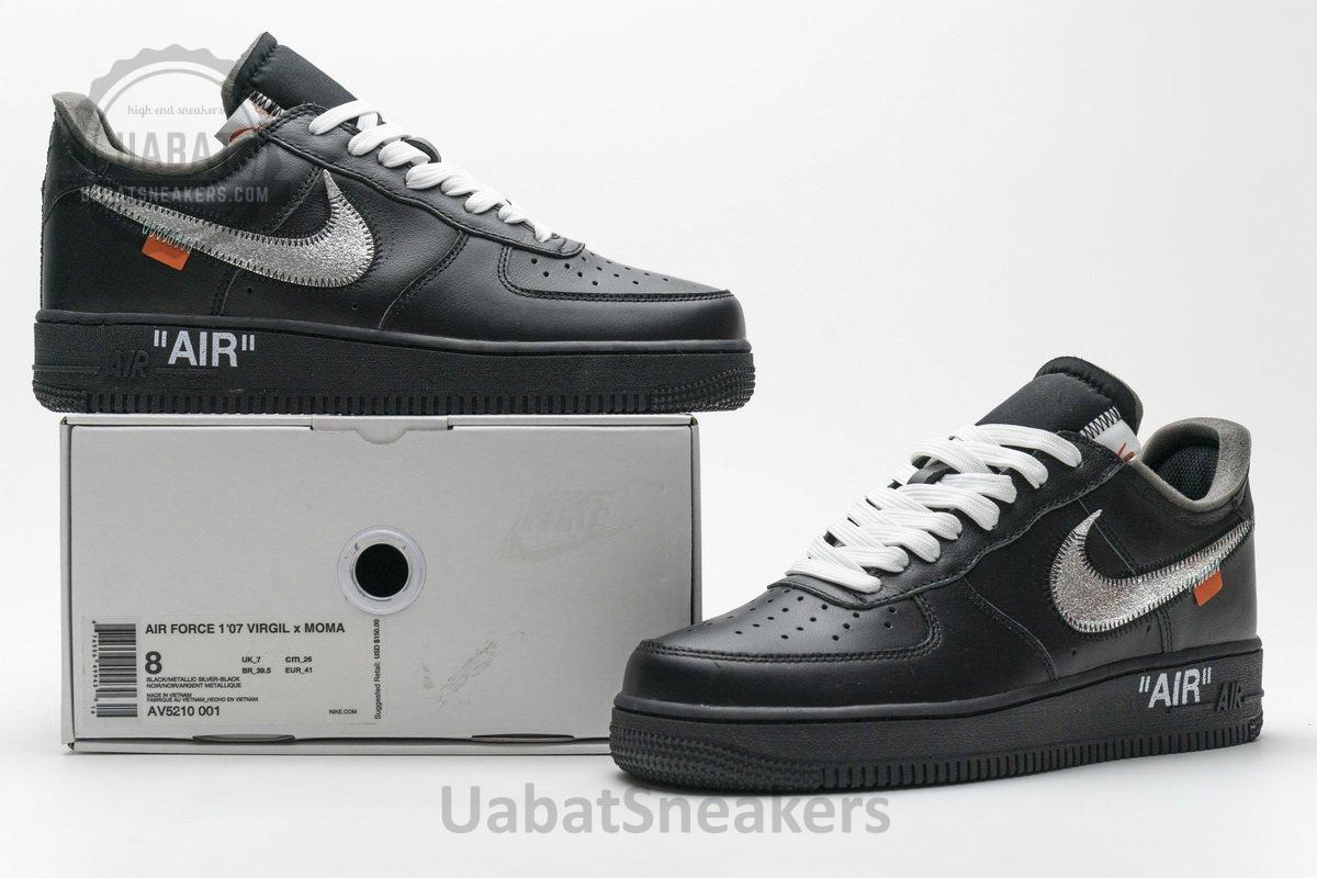 AV5210-001 OFF White X Air Force 1 ’07 Low MOMA - Image 2