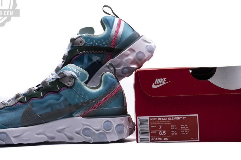 Nike React Element 87 “Royal Tint”AQ1090-400 - Image 2