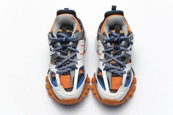 542436 W1GB7 7580 Balenciaga Tess S.Blue Orange - Image 4