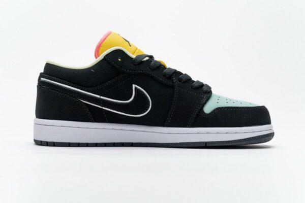 CK3022-013 Air Jordan 1 Low SE Pink Orange Blue - Image 10