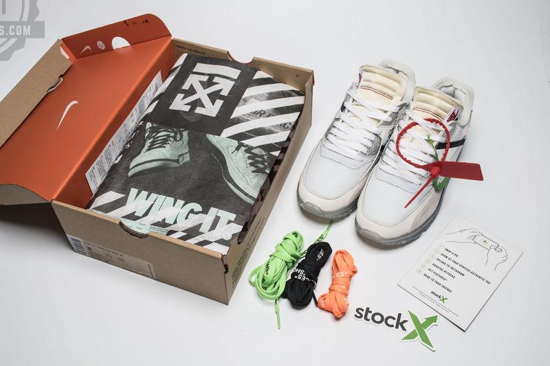 Off White x Nike air Max 90 AA7293-100 - Image 8