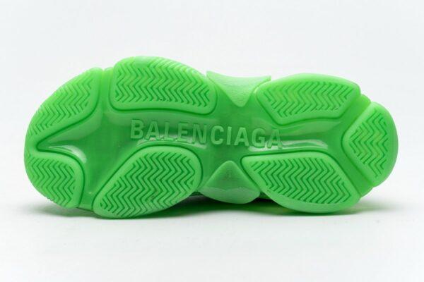 544351 W09OL 3801 Balenciaga Triple S Fluo Green - Image 9