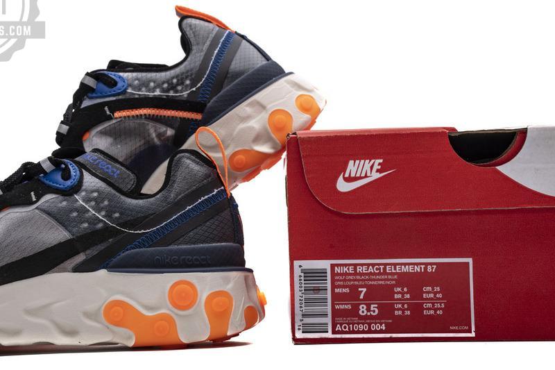 Nike React Element 87Undercover“Total Orange” AQ1090-004 - Image 2