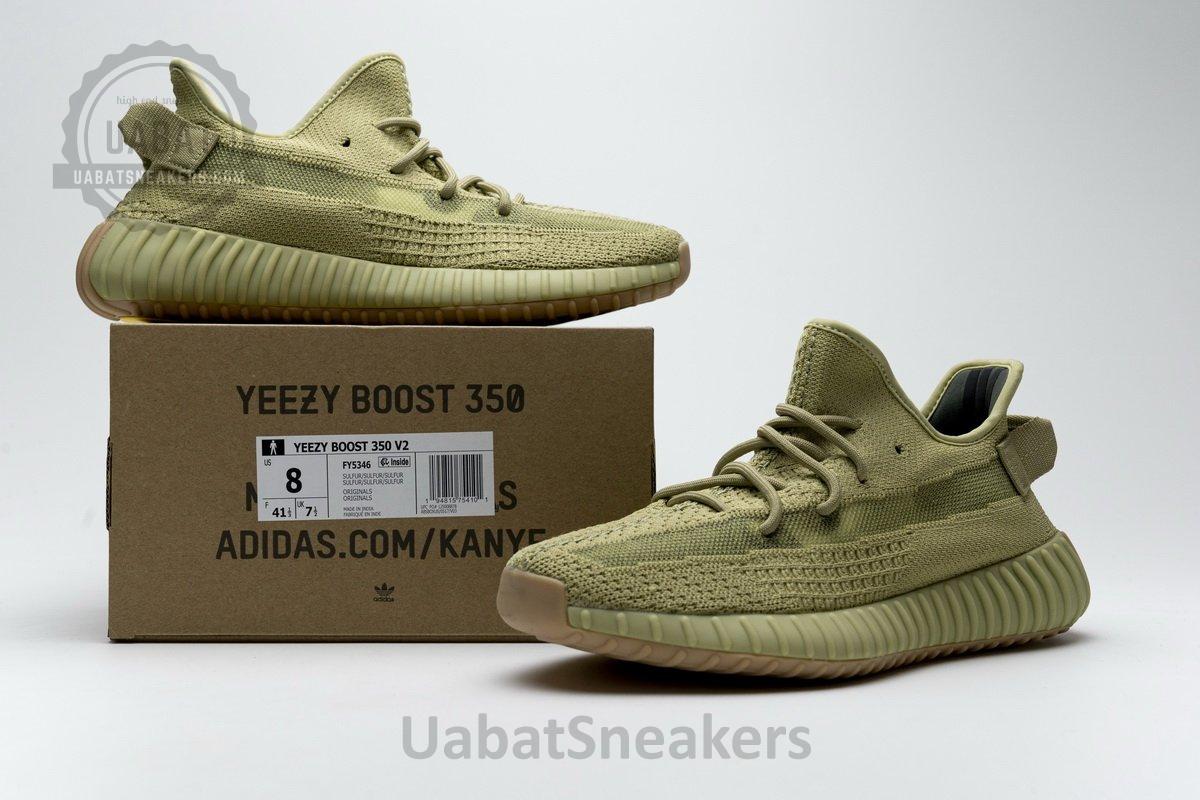 FY5346 adidas Yeezy Boost 350 V2"Sulfur" Real Boost - Image 2