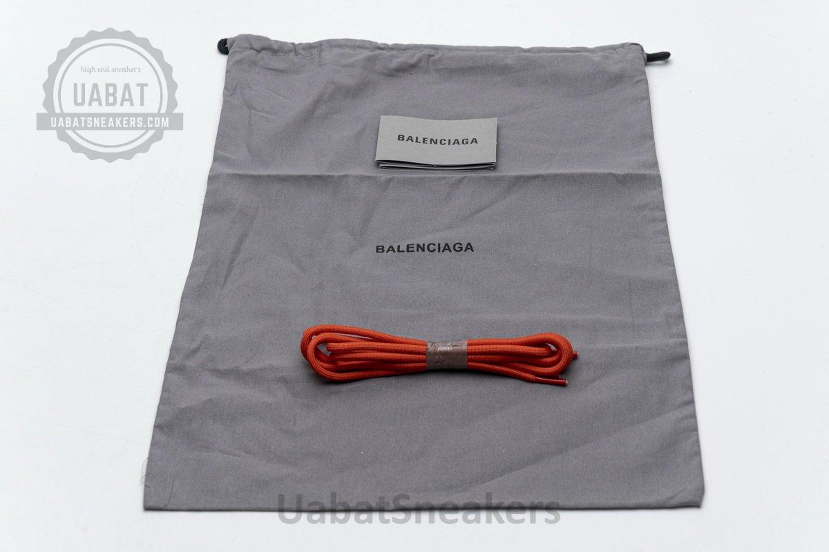 568614 W2GN8 2008 Blenciaga Track 2 Sneaker Black Orange - Image 10