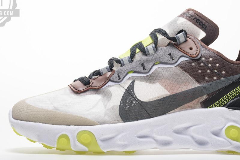Nike React Element 87 “Brown green” AQ1090-002 - Image 5