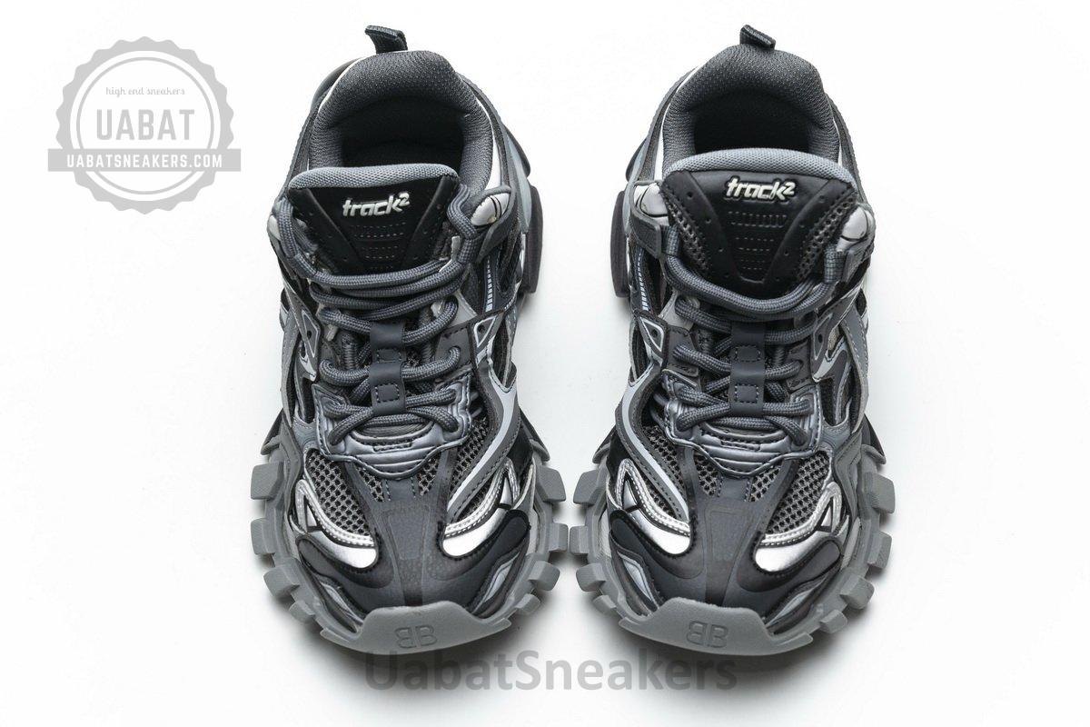 568615 W2GN3 1285 Blenciaga Track 2 Sneaker Charcoal - Image 4
