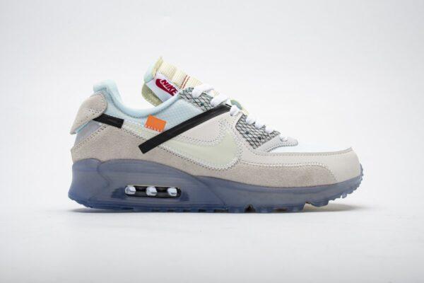 AA7293-100 Off-White x Nike Air Max 90 “All White” - Image 3