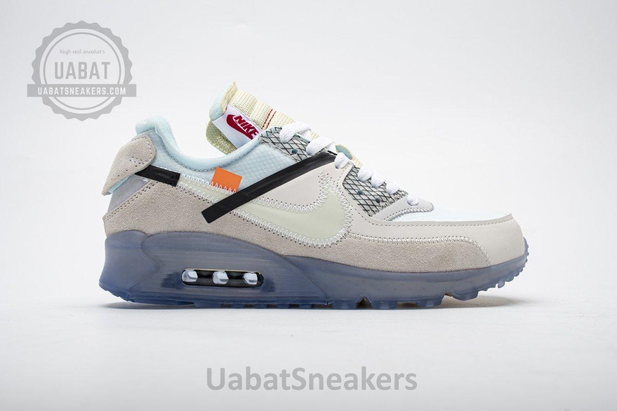 AA7293-100 Off-White x Nike Air Max 90 “All White” - Image 3