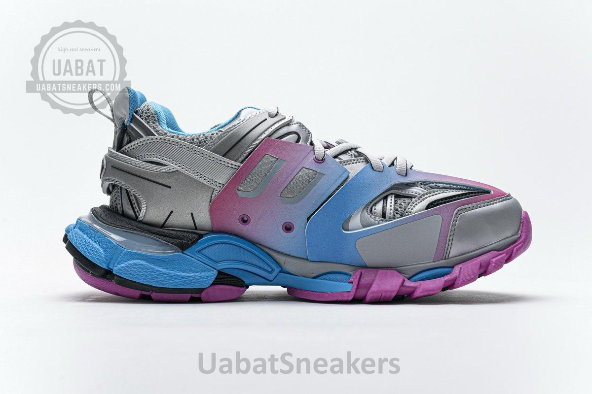 542436 W1GC1 4051 Balenciaga Tess S.Blue Pink Silver - Image 12