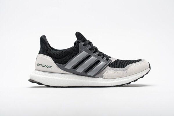 EF0726 adidas Ultra Boost S&L Black Grey Real Boost - Image 2