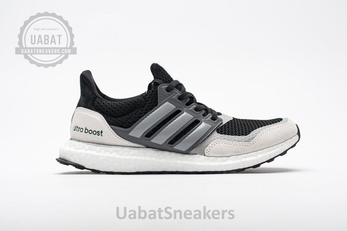 EF0726 adidas Ultra Boost S&L Black Grey Real Boost - Image 2