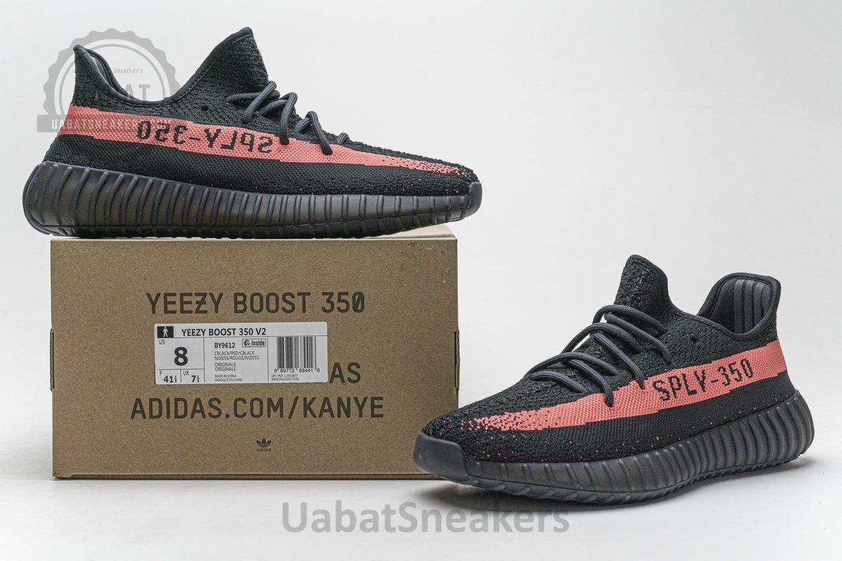 BY9612 adidas Yeezy Boost 350 V2 “Core Black Red” - Image 3