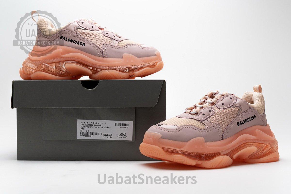 544351 W09E1 1331 Balenciaga Triple S Pink - Image 4