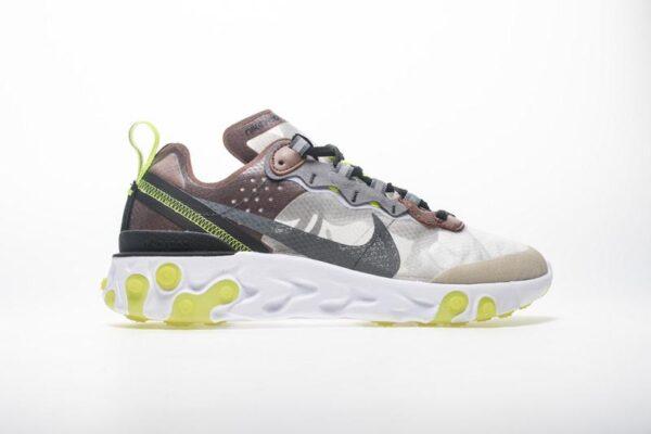 Nike React Element 87 “Brown green” AQ1090-002 - Image 8