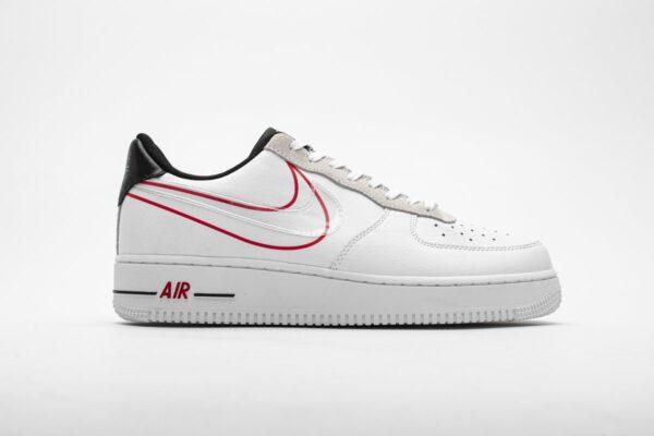 CK9257-100 Nike Air Force 1 '07 LV8 White Black Pure Platinum - Image 6
