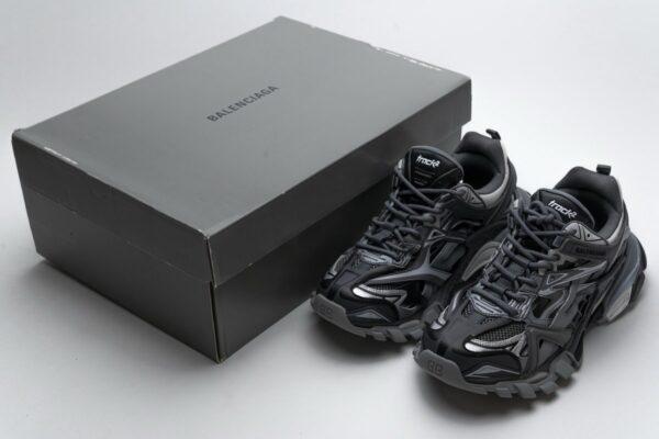 570391 W2GN3 1285 Blenciaga Track 2 Sneaker Medium Grey - Image 3